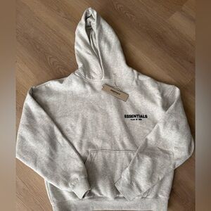 Fear Of God Essentials Hoodie Light Oatmeal